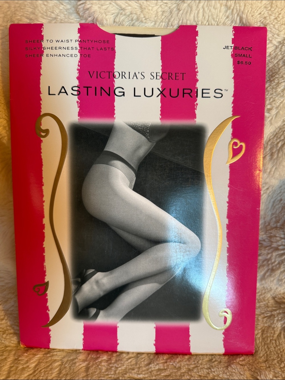 Victoria's Secret Lasting Luxuries Sheer Pantyhose - Jet Black